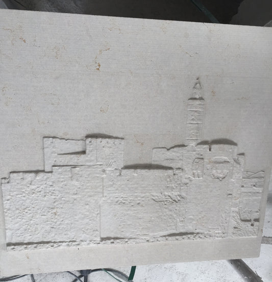 תבליט- מגדל דוד